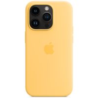 Apple Cover Posteriore in Silicone con MagSafe Apple iPhone 14 Pro - Sunglow
