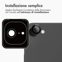 imoshion 2 Pack Protezione Lente Fotocamera per Apple iPhone 17e / 16e - Nero