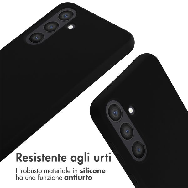 imoshion Cover in Silicone con Cordino Samsung Galaxy S24 Plus - Nero