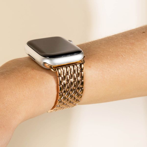 Selencia Cinturino Drago in acciaio Apple Watch | 38/40/41/42 mm - Oro rosa