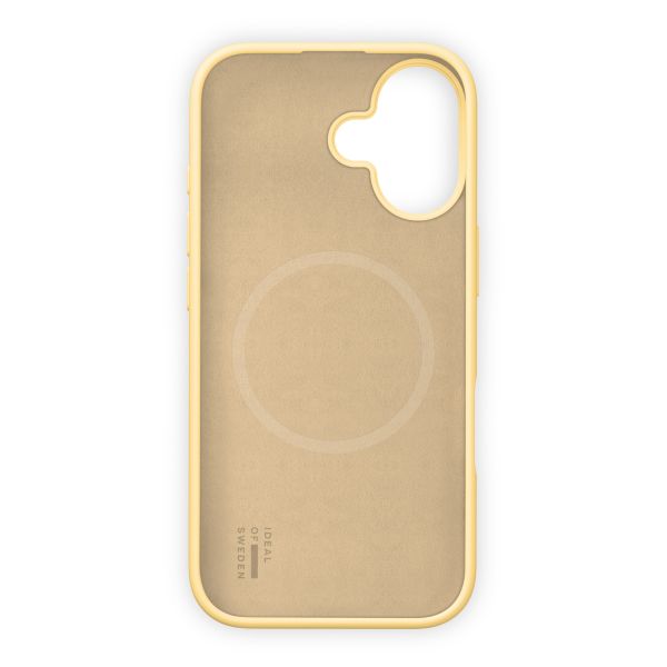 iDeal of Sweden Cover in silicone con MagSafe Apple iPhone 17 - Soft Lemon