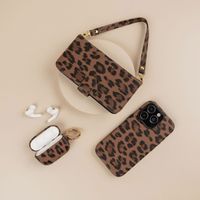 Selencia Cover Sabi Stampa pantera con MagSafe Apple iPhone 16 Pro Max - Mocha Brown