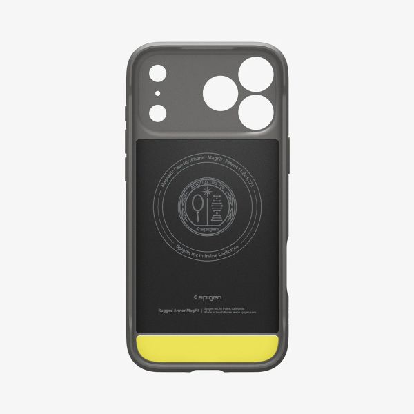 Spigen Cover Rugged Armor con MagSafe Apple iPhone 17 Pro Max - Grey