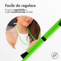 imoshion Cover in Silicone con Cordino Apple iPhone 11 - Fluor Groen
