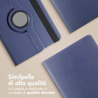 imoshion Cover Girevole a 360° Samsung Galaxy Tab S9 11.0 pollici / S10 Lite / S10 FE / S9 FE 10.9 pollici - Blu scuro