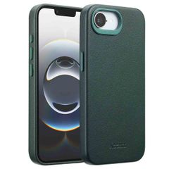 Accezz Cover in Pelle con MagSafe Apple iPhone 17e / 16e - Cedar Green