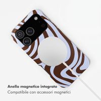 Selencia Cover posteriore Vivid con MagSafe Apple iPhone 17 Pro Max - Dream Swirl Chocolate