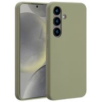 Accezz Cover in silicone liquido con MagSafe Samsung Galaxy S24 - Cooper Green
