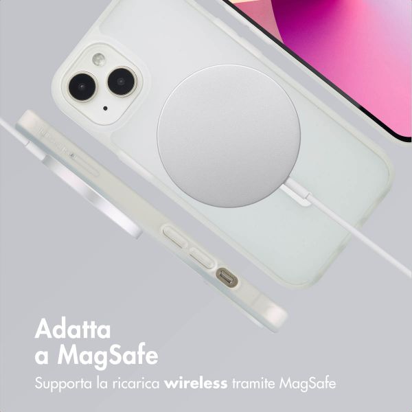 imoshion Cover posteriore Color Guard con MagSafe Apple iPhone 14 / 13 - Bianco