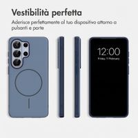 imoshion Cover posteriore Color con Thin MagSafe Ring Samsung Galaxy S26 Ultra - Blu scuro