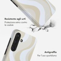 Selencia Cover Posteriore Vivid Samsung Galaxy S25 FE - Desert Waves Beige