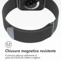 imoshion Cinturino milanese magnetico Apple Watch | 38/40/41/42 mm - Taglia M - Space Grey