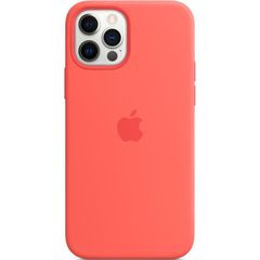 Apple Cover Posteriore in Silicone con MagSafe Apple iPhone 12 (Pro) - Pink Citrus