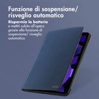 Accezz Cover Tablet Classica Apple iPad Air 11 pollici (2026) M4 / (2025) M3 / (2024) M2 / Air 5 (2022) / Air 4 (2020) - Blu scuro