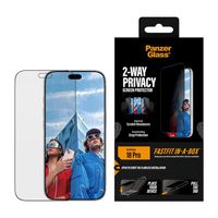 PanzerGlass Vetro temperato privacy Ultra Wide Fit FastFit in-a-box Apple iPhone 18 Pro