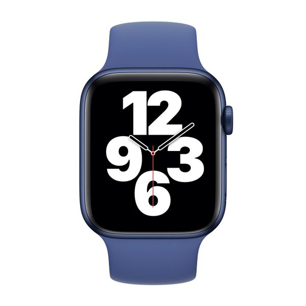 Apple Cinturino Solo Loop Apple Watch | 38/40/41/42 mm - Taglia 7 - Toma Blue