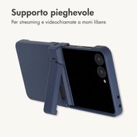 imoshion Color Backcover con supporto Samsung Galaxy Z Flip 8 - Blu scuro