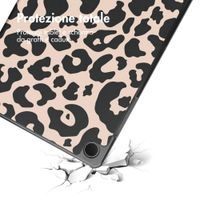imoshion Cover Trifold Design Samsung Galaxy Tab A11 Plus - Leopard