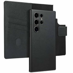 Accezz Cover in pelle 2 in 1 con MagSafe Samsung Galaxy S24 Ultra - Onyx Black