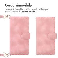 imoshion Cover a libro con Cordino Samsung Galaxy A17 (5G) / (4G) - Rosa