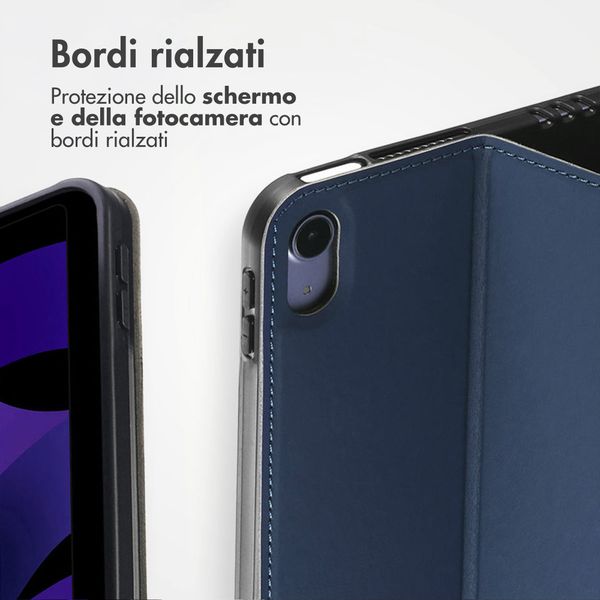 Accezz Cover Tablet Classica Apple iPad 11 (2025) 11 pollici A16 / iPad 10 (2022) 10.9 pollici - Blu scuro