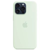 Apple Cover Posteriore in Silicone con MagSafe Apple iPhone 15 Pro Max - Soft Mint