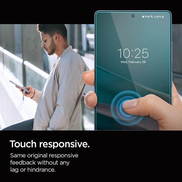 Spigen Vetro temperato privacy GLAStR EZ Fit + Applicatore - confezione da 2 Samsung Galaxy S25 Ultra