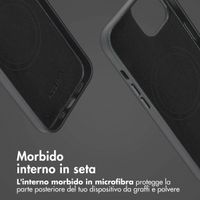 Accezz Cover in pelle 2 in 1 con MagSafe Apple iPhone 14 - Onyx Black