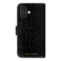 iDeal of Sweden Portafoglio Magnetico Plus Apple iPhone 16 - Black Croco