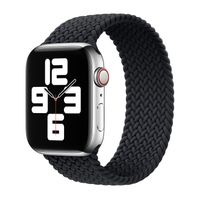 Apple Cinturino Solo intrecciato Apple Watch | 44/45/46/49 mm - Taglia 9 - Charcoal