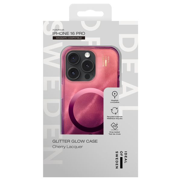iDeal of Sweden Cover Trasparente con MagSafe Apple iPhone 16 Pro - Cherry Lacquer