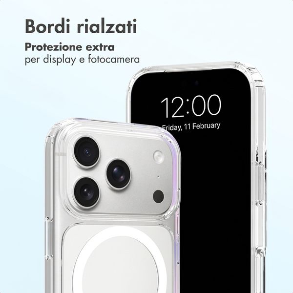 Accezz Cover posteriore Xtreme Impact con MagSafe Apple iPhone 18 Pro / 17 Pro - Trasparente