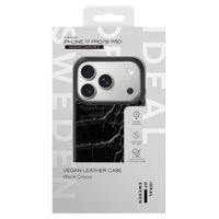 iDeal of Sweden Cover posteriore in pelle vegana MagSafe Apple iPhone 18 Pro / 17 Pro - Black Croco