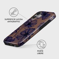 Burga Cover Posteriore Resistente con MagSafe Apple iPhone 16 - Velvet Night