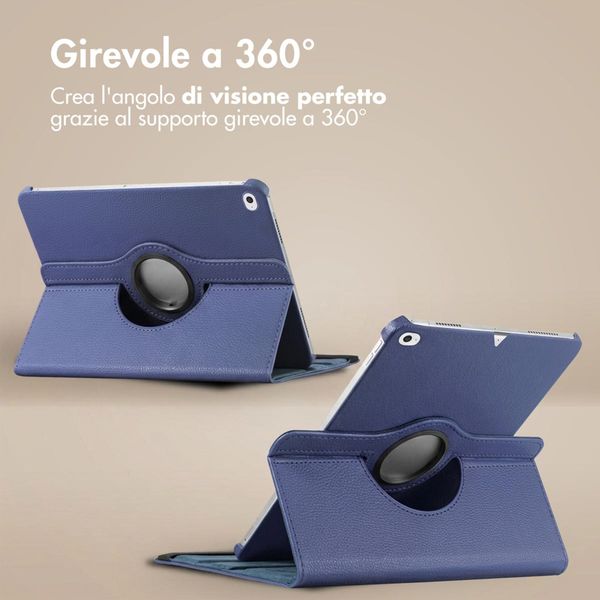imoshion Cover Girevole a 360° Apple iPad Air 2 (2014) / Air 1 (2013) - Blu scuro