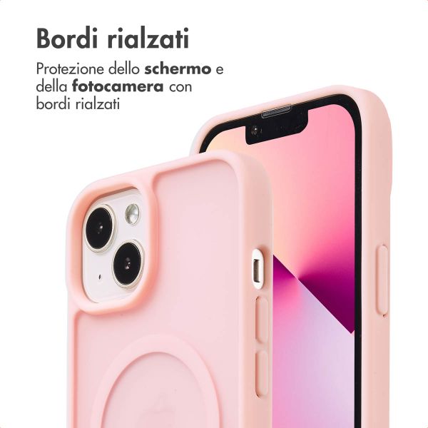 imoshion Cover posteriore Color Guard con MagSafe Apple iPhone 14 / 13 - Rosa chiaro