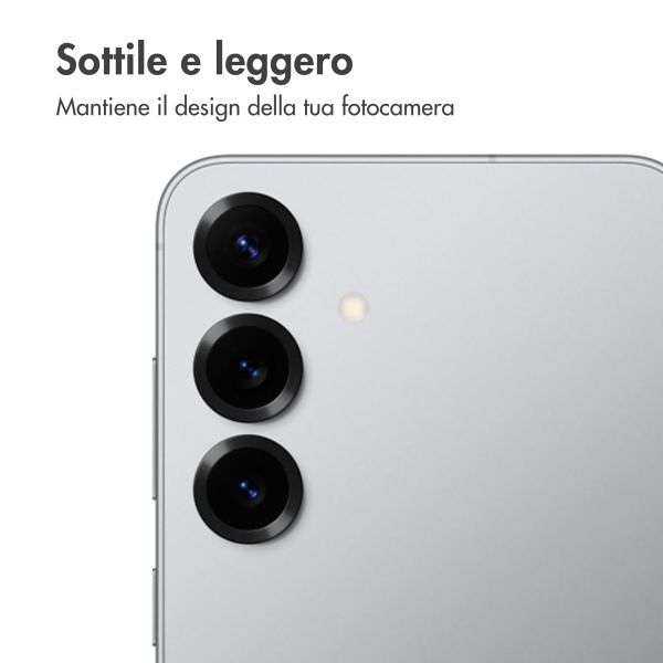 imoshion 2 Pack protezione lente fotocamera Samsung Galaxy S25 Plus - Silver Shadow