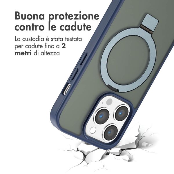 Accezz Cover con anello e supporto con MagSafe Apple iPhone 14 Pro Max - Blu