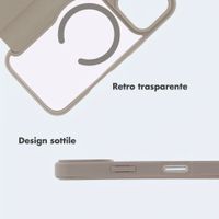 imoshion Bookcase trasparente con MagSafe Apple iPhone 17 Pro Max - Beige