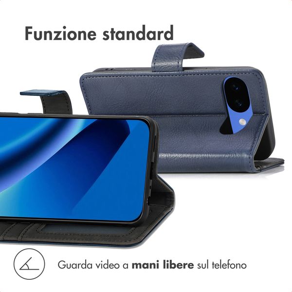 imoshion Cover a libro di Lusso Google Pixel 10a - Blu scuro