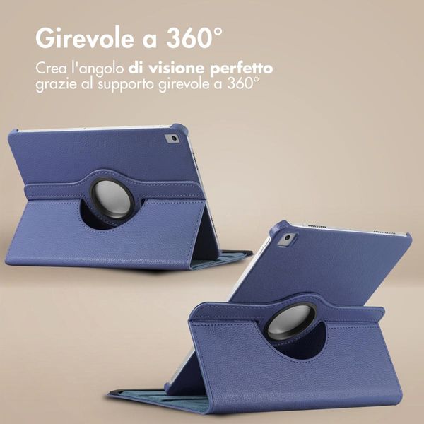 imoshion Cover Girevole a 360° Apple iPad Air 3 (2019) / Pro 10.5 (2017) - Blu scuro