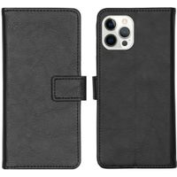 imoshion Cover a libro di Lusso Apple iPhone 12 Pro Max - Nero