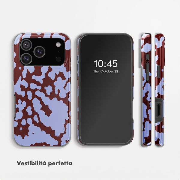Selencia Cover Posteriore Vivid Apple iPhone 17 Pro - Moo'd Lavender Glow