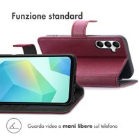 imoshion Cover a libro di Lusso Samsung Galaxy A56 - Bordeaux