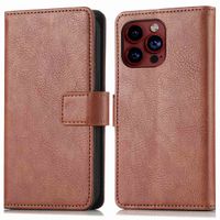 imoshion Cover a libro di Lusso Apple iPhone 15 Pro Max - Marrone