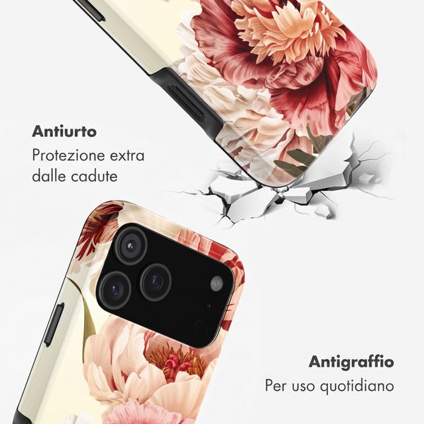 Selencia Cover Posteriore Vivid Apple iPhone 18 Pro Max / 17 Pro Max - Vintage Peony