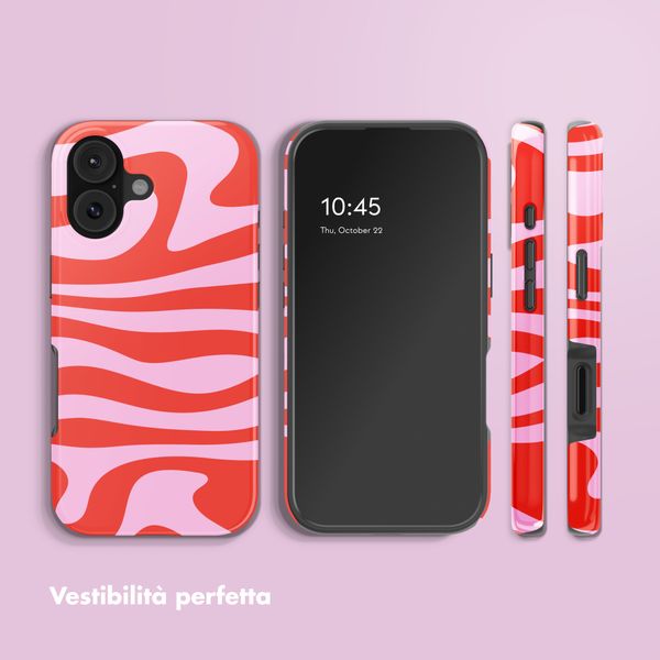 Selencia Cover Posteriore Vivid Apple iPhone 17 - Dream Swirl Pink