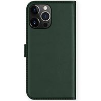 Selencia Cover a libro in vera pelle Apple iPhone 13 Pro - Verde
