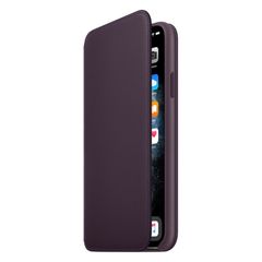 Apple Cover a libro in Pelle con Chiusura Apple iPhone 11 Pro Max - Melanzana