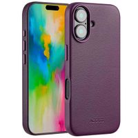 Accezz Cover in Pelle con MagSafe Apple iPhone 16 - Heath Purple